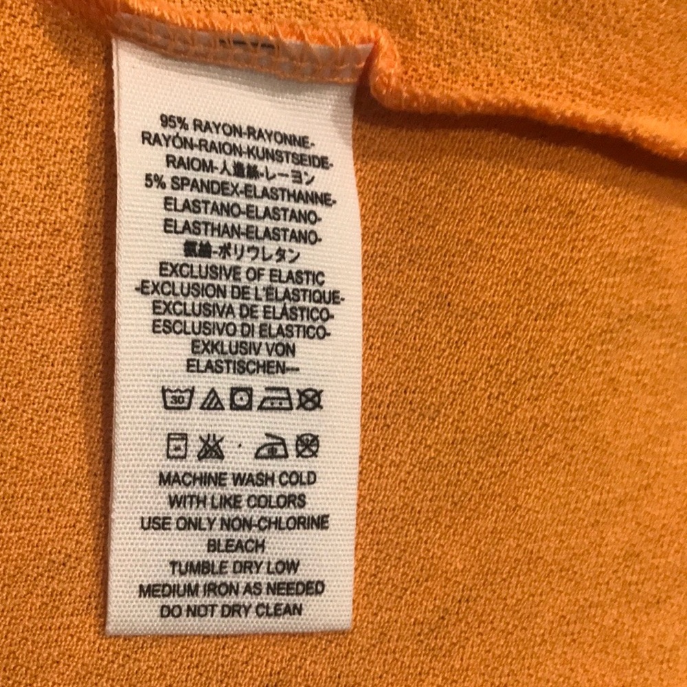 Free People Lana Orange Tunic. XS, M - Picture 8 of 8